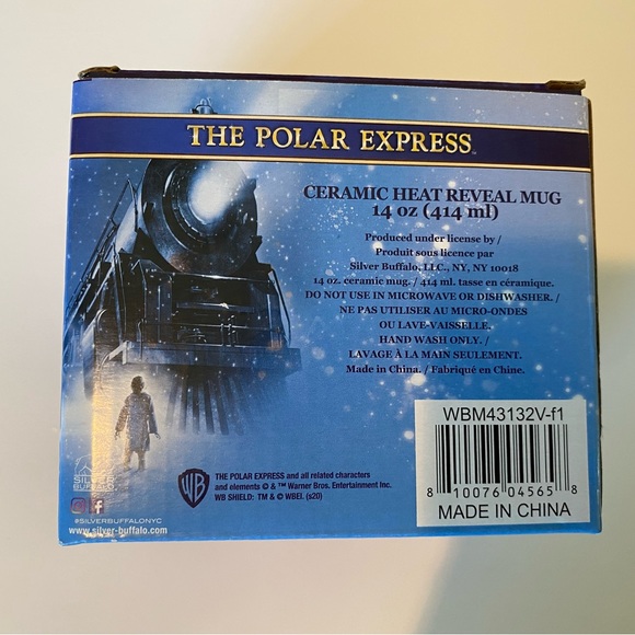 The Polar Express Mug Ceramic Heat Reveal 14 Oz New - Picture 2 of 11